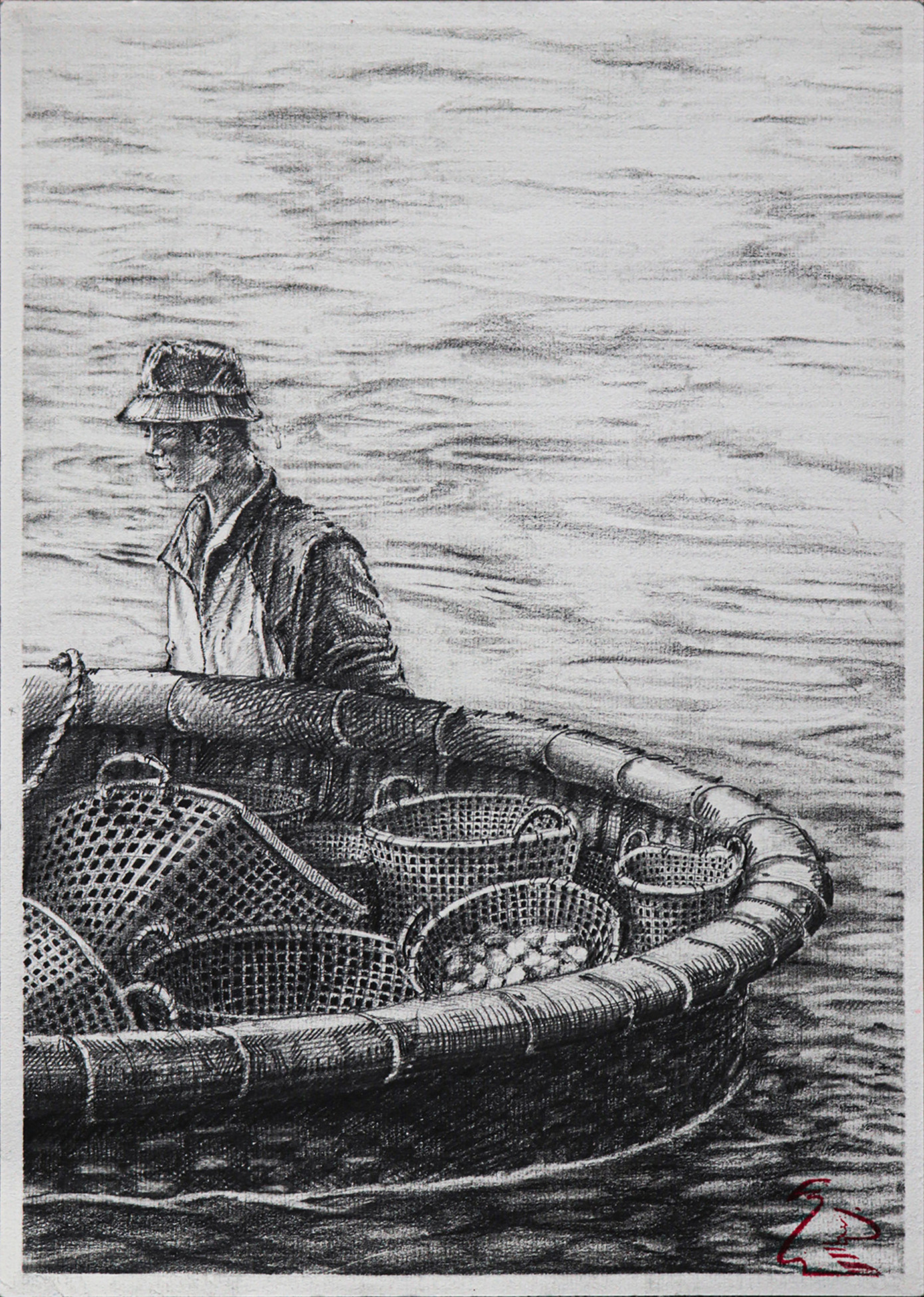 Tác phẩm “Thất thu” của sinh viên Nguyễn Anh Tài Tác phẩm “Thất thu” của sinh viên Nguyễn Anh Tài