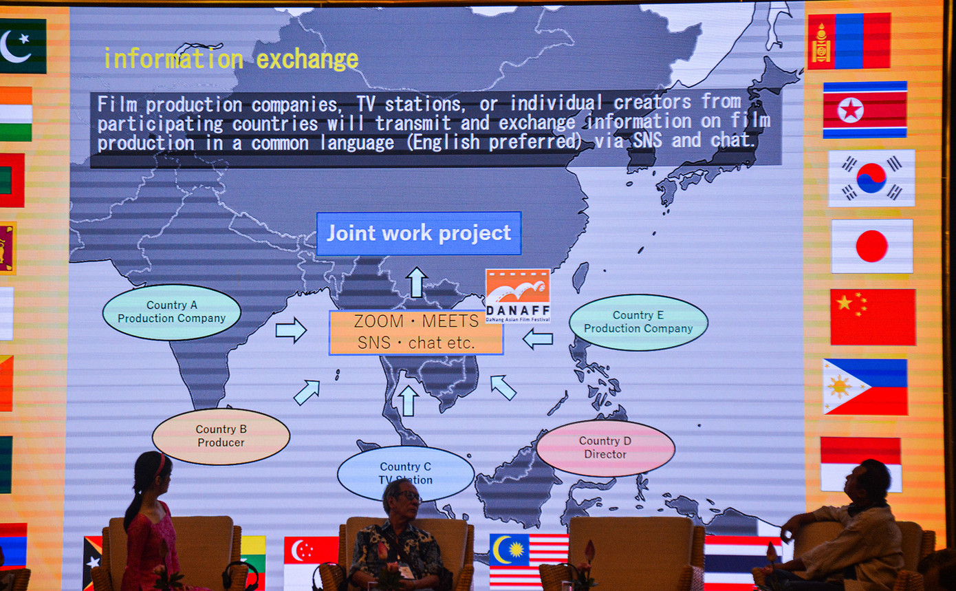 Đề xuất thành lập Cộng đồng Điện ảnh châu Á toàn cầu trên không gian mạng được nhà sản xuất Horoyuki Akune đưa ra.