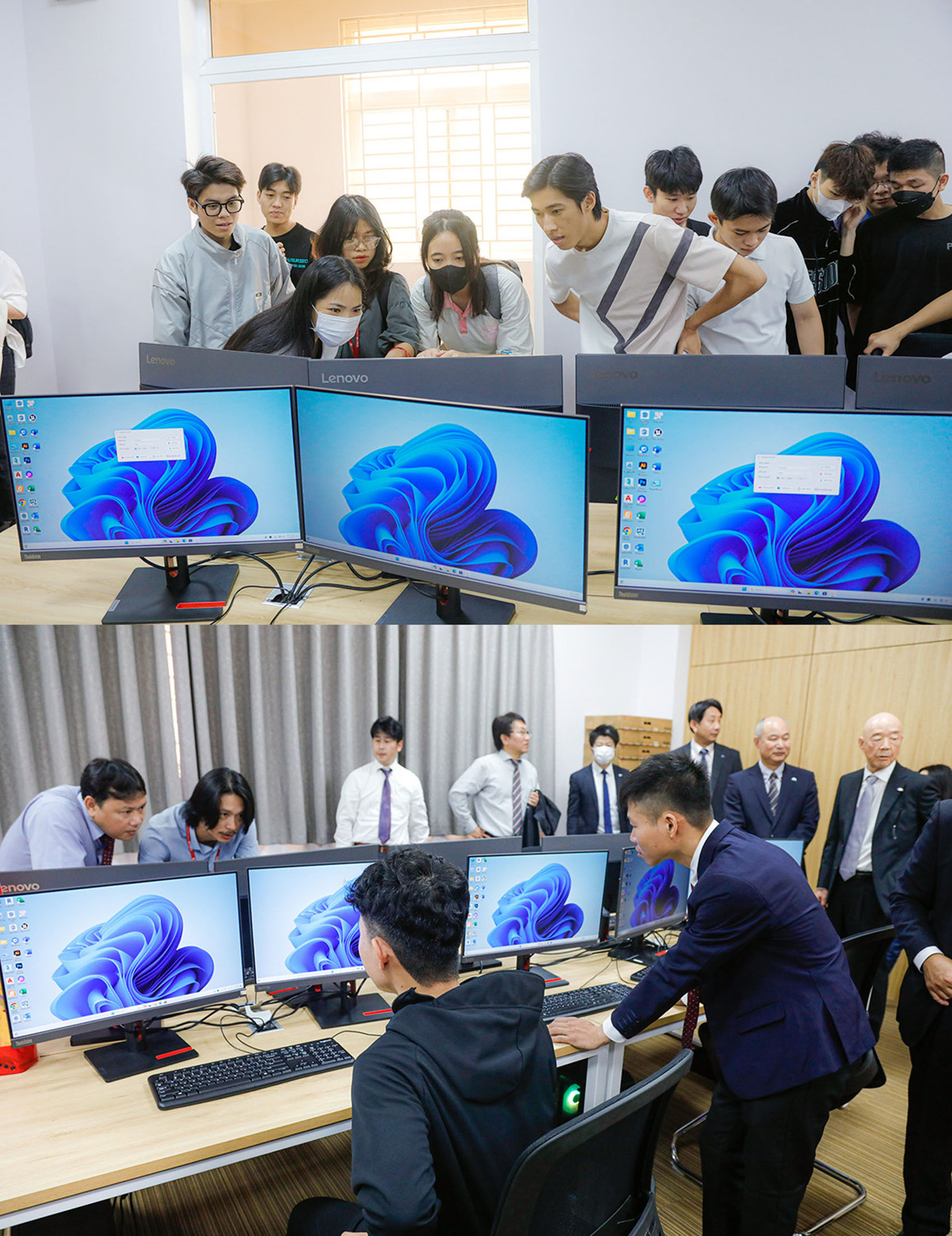 Lab máy tính hỗ trợ tối đa cho sinh viên tham gia dự án "Heisei-VJIET Skillslab"