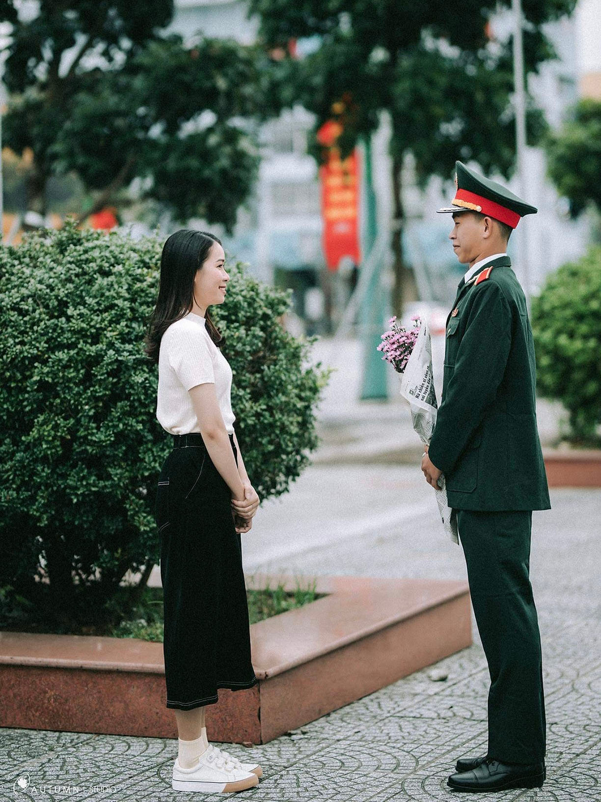 Valentine này là lần thứ 2 Quỳnh Như và bạn trai Đức Trà yêu xa. - Ảnh: NVCC