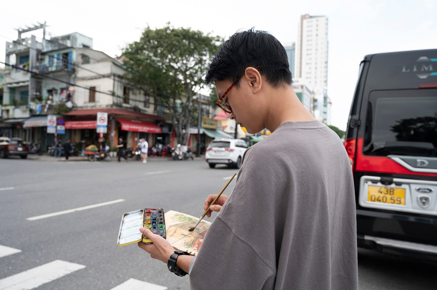 Lưu lại từng góc phố thân quen (Ảnh: Huỳnh Như)