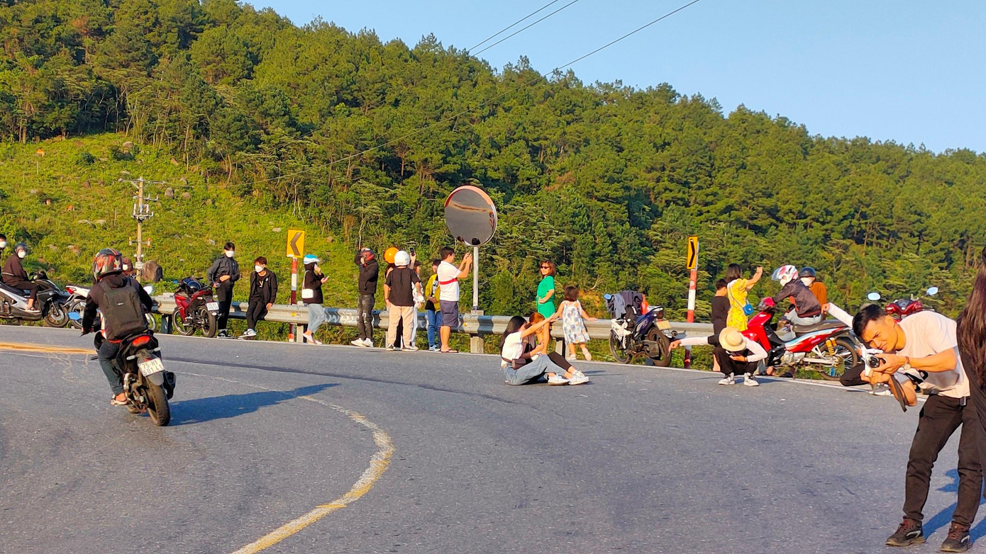 Để có được một bức ảnh sống ảo ấn tượng. Ảnh: Phạm Uyên. Để có được một bức ảnh sống ảo ấn tượng. Ảnh: Phạm Uyên.