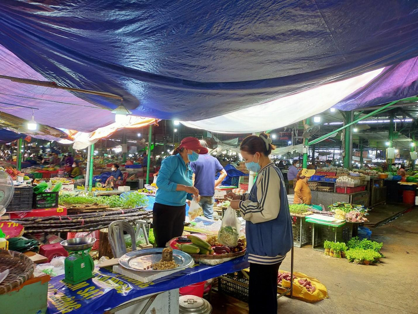 Đặng Thị Hồng Luyến, sinh viên năm nhất trường ĐH Kinh tế (ĐH Đà Nẵng) ở Quảng Nam, ra đây học phải tìm chỗ ở và sắm sửa mọi thứ, nên số tiền 2,5 triệu đồng ba mẹ cho chưa đầy 5 ngày chỉ còn vỏn vẹn 100 ngàn đồng, chủ yếu là mua đồ dùng phòng trọ. Luyến cũng cho biết thêm, khi ở nhà không phải lo việc đi chợ nấu ăn, đến bữa mẹ gọi thì vào ăn cơm thôi. Nhưng từ khi đi học xa nhà, cô bạn phải tự đi chợ. “Em không rõ giá thành như thế nào. Người ta nói bao nhiêu thì em trả bấy nhiêu. Có hôm mua xong về kể với mẹ thì mới biết bị mua đắt” – Luyến tâm sự - ảnh Hoài Nguyễn