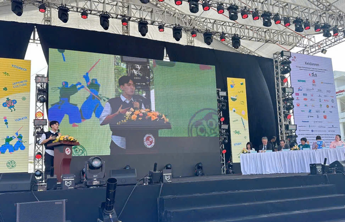 Diệp Thế Khải ghi dấu ấn bởi sự tự tin cùng khả năng hùng biện tiếng Nhật nhiều thuyết phục Diệp Thế Khải ghi dấu ấn bởi sự tự tin cùng khả năng hùng biện tiếng Nhật nhiều thuyết phục