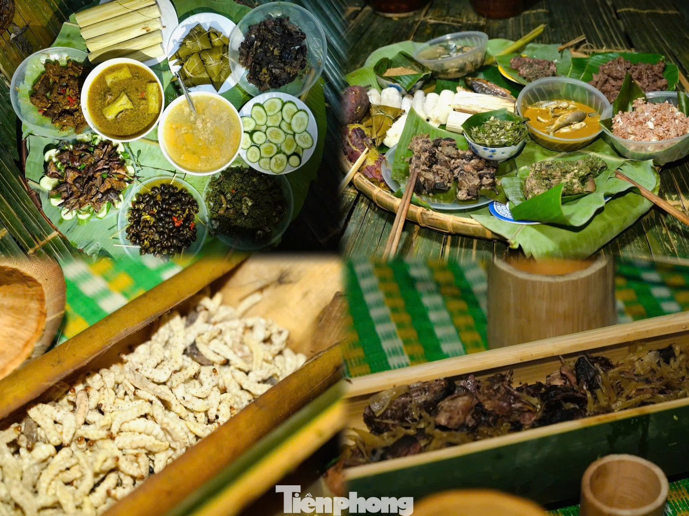 Những món ăn giàu bản sắc vùng cao như cá niên, sùng lồ ô, thịt sóc nướng ống, ốc núi… trong phần thi ẩm thực.