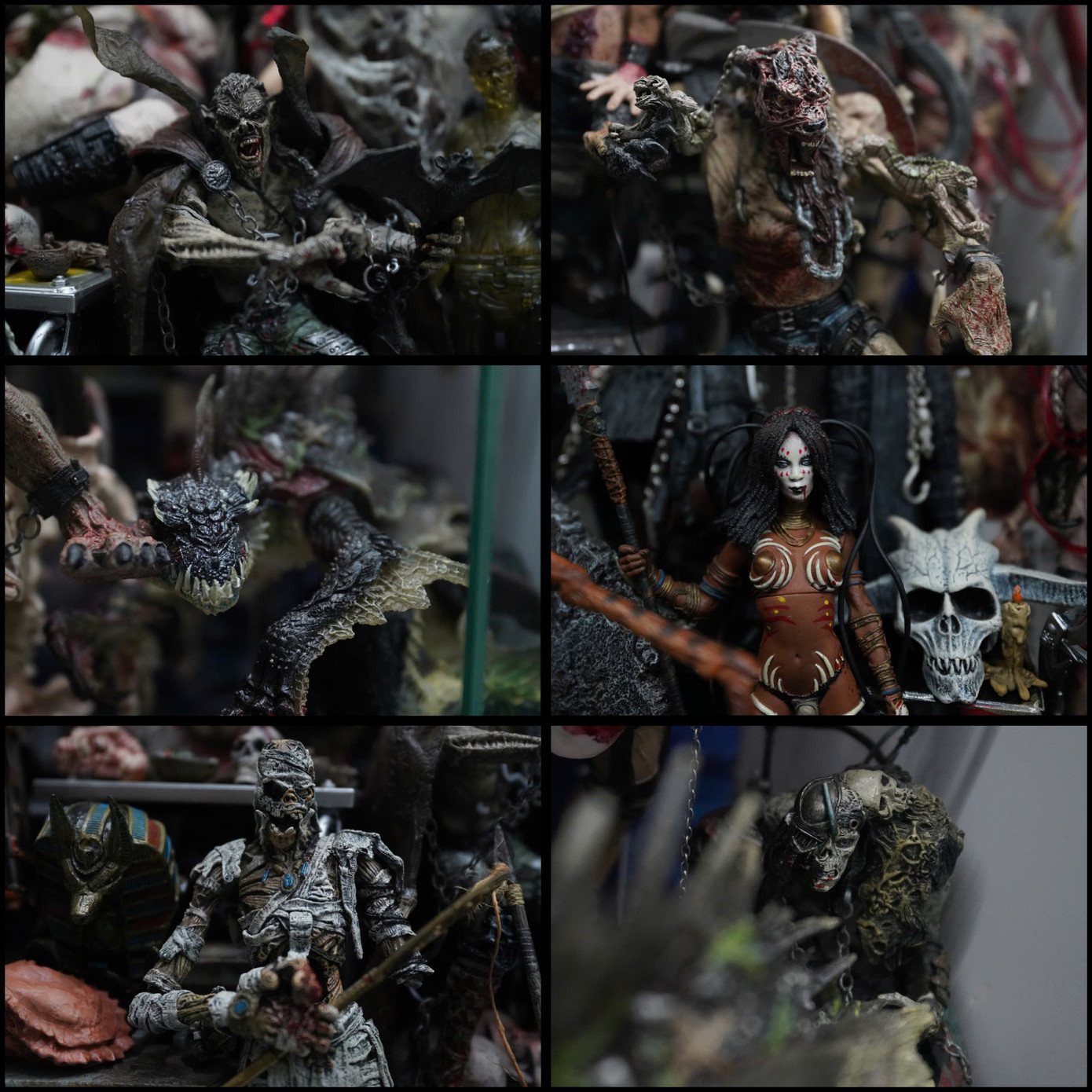 Các dòng McFarlane Toys như Tortured souls, Twisted fairy tales, Mcfarlane’s Monsters