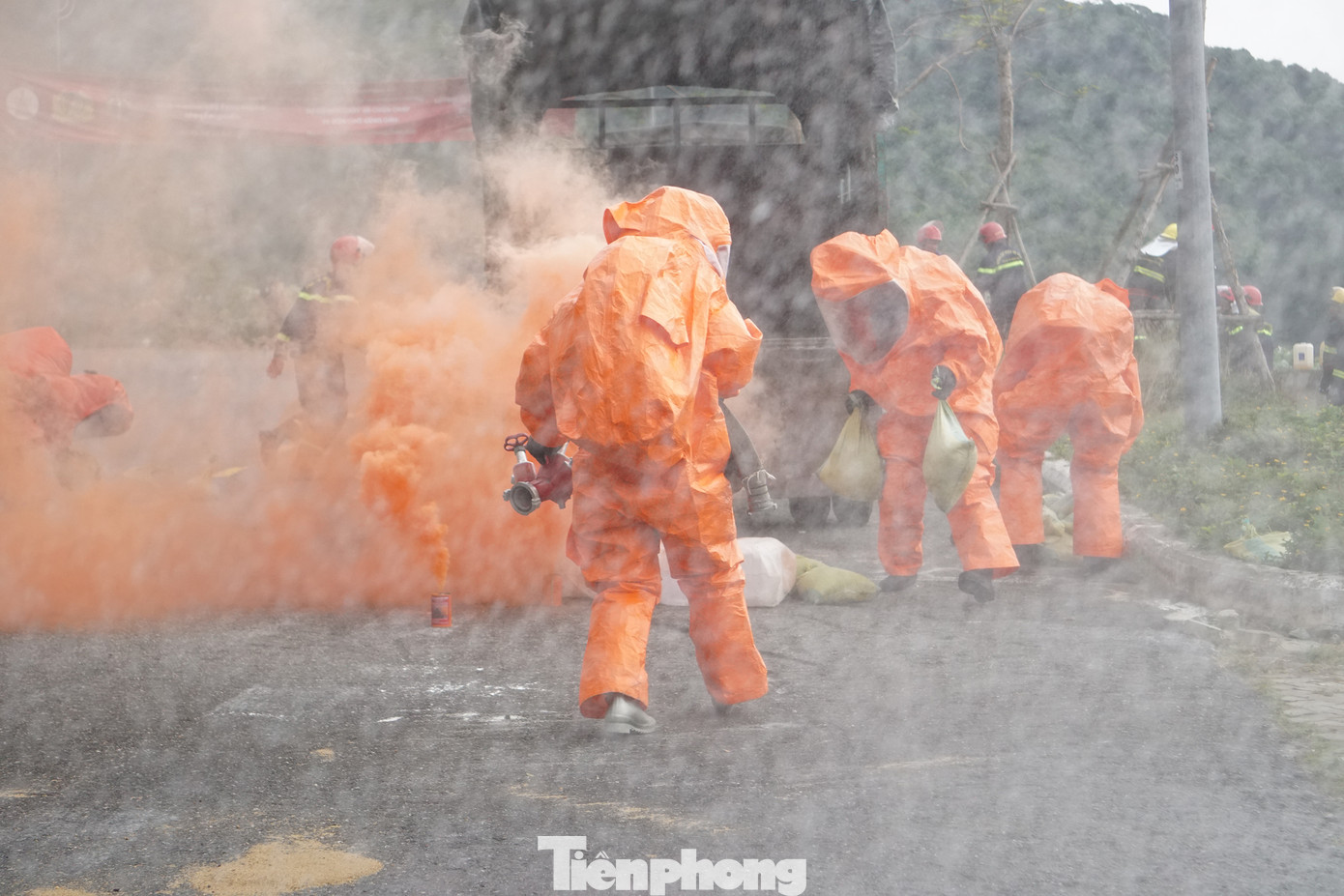 Thao trường huấn luyện CNCH được thiết kế để mô phỏng tối đa các tình huống nguy hiểm và phức tạp mà lực lượng cảnh sát PCCC&amp;CNCH có thể đối mặt trong thực tế. Ảnh: Trung Trương