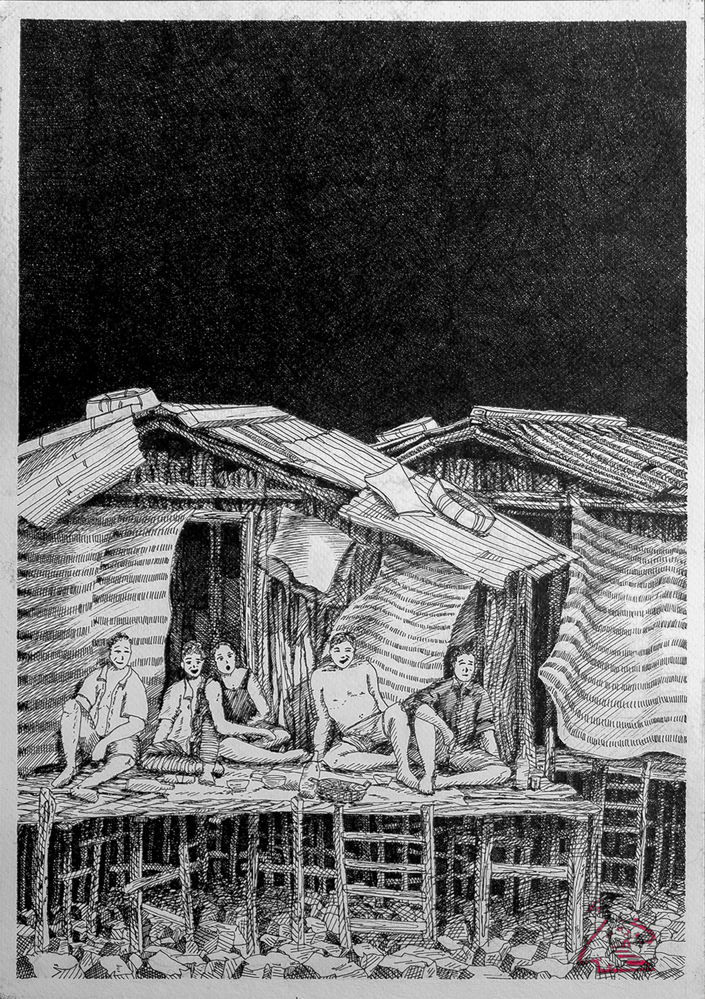 Tác phẩm “Đêm lai rai” của sinh viên Nguyễn Hoàng Diệu Hiền, ngành Kiến trúc Công trình, DTU Tác phẩm “Đêm lai rai” của sinh viên Nguyễn Hoàng Diệu Hiền, ngành Kiến trúc Công trình, DTU