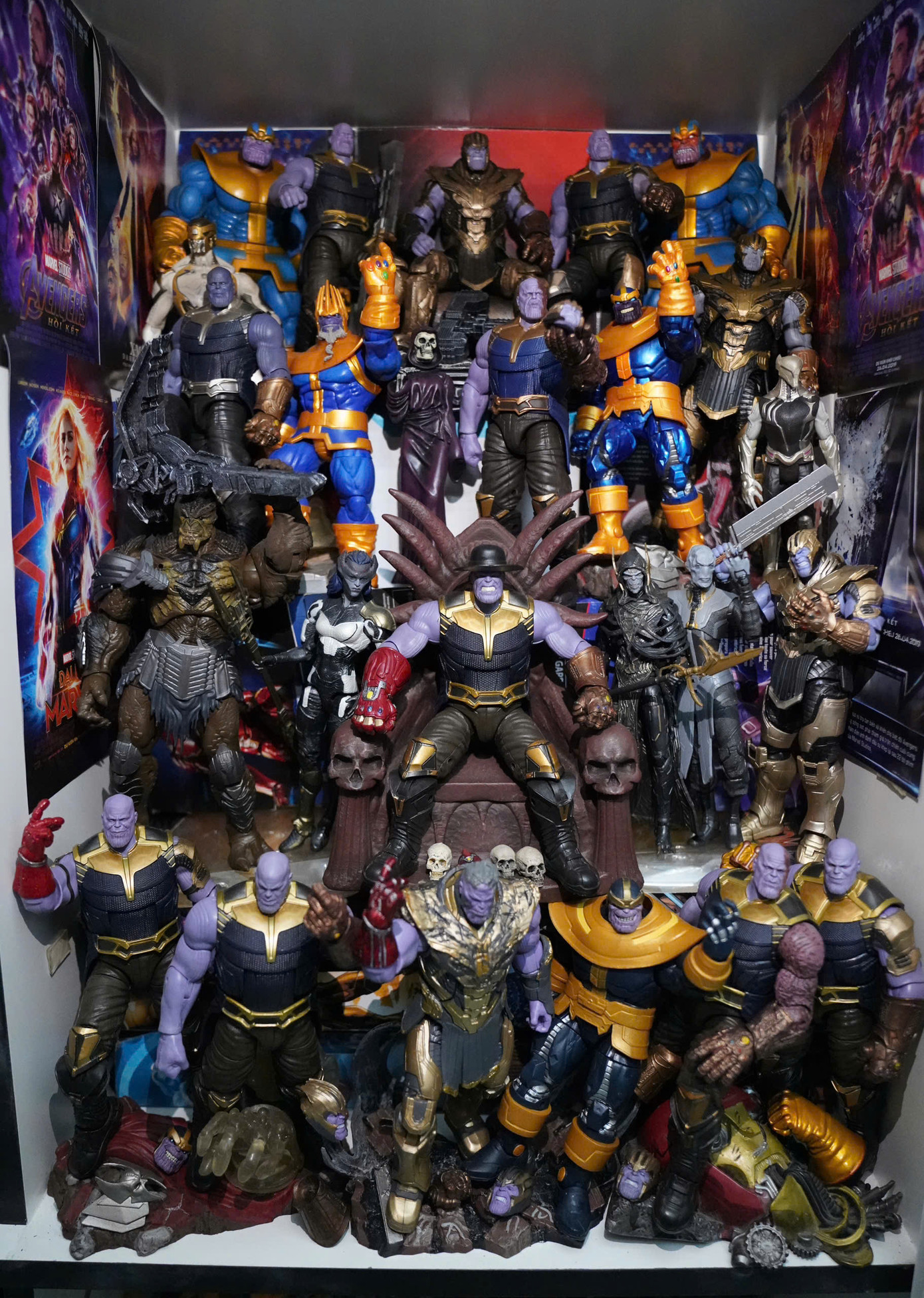 Đa dạng các loại mô hình trong suốt 9 năm sưu tầm của anh Tâm