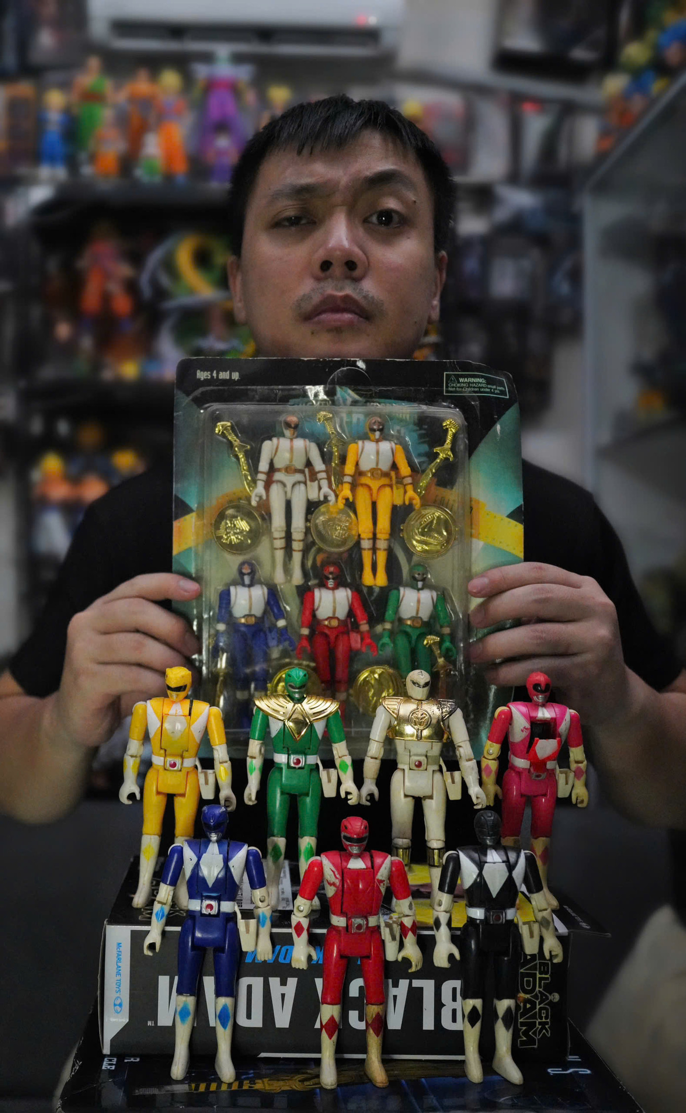 Bộ sưu tập siêu nhân đầu tiên anh Tâm sở hữu