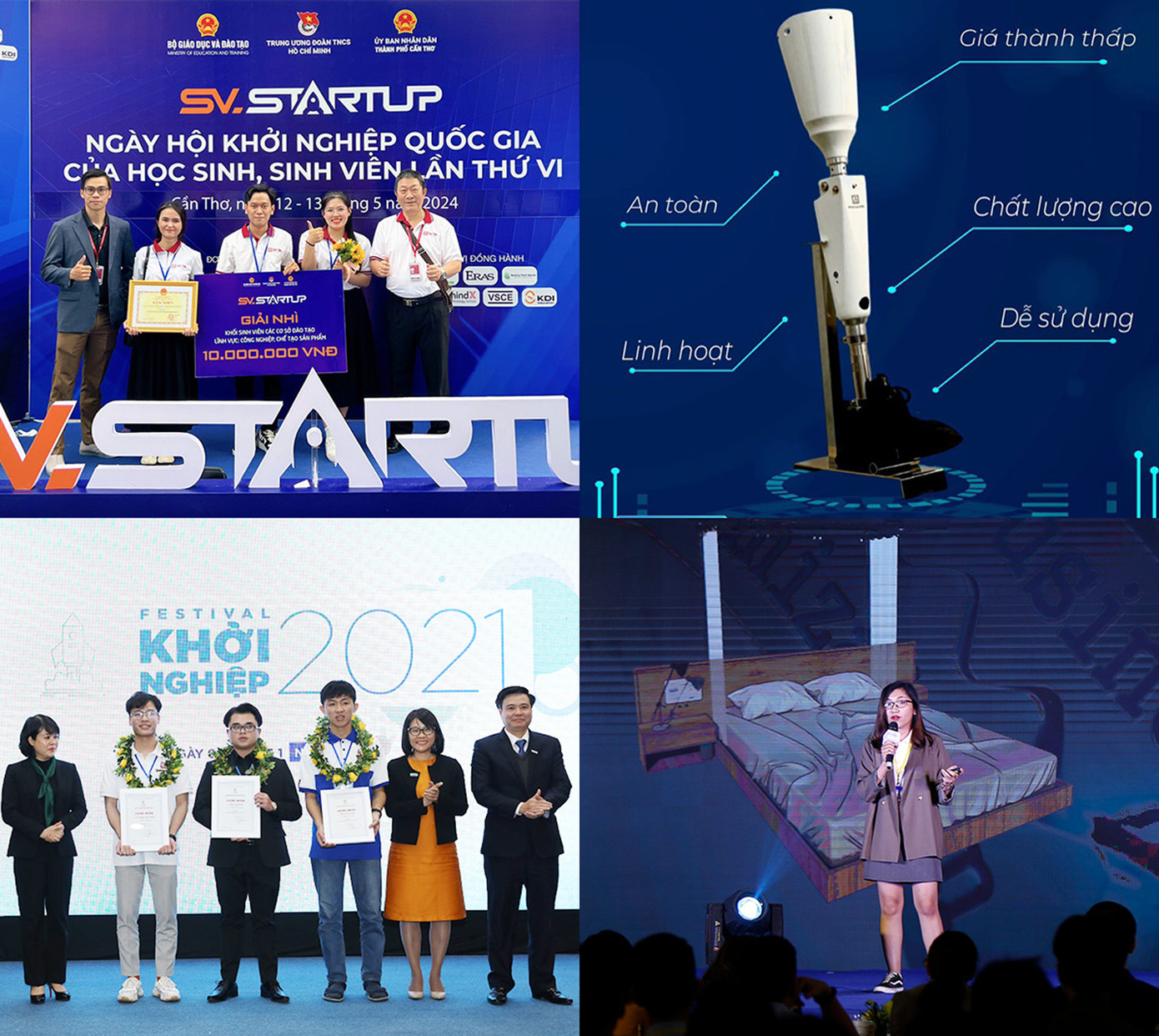 Sinh viên Duy Tân giành nhiều giải thưởng trong các cuộc thi Khởi nghiệp Đổi mới Sáng tạo