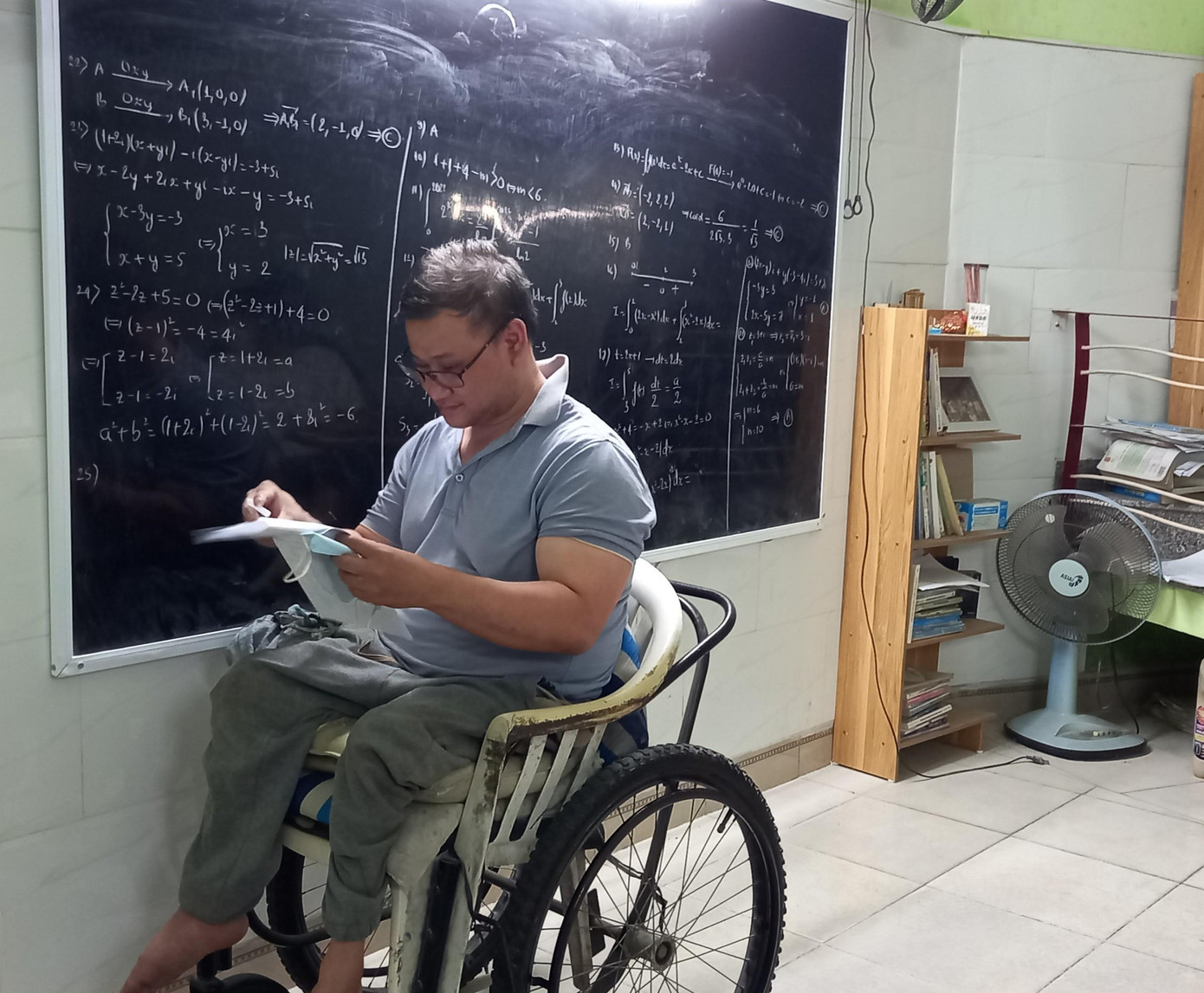 Thầy giáo Ngô Nguyễn Anh Vũ - Ảnh Phương Thảo