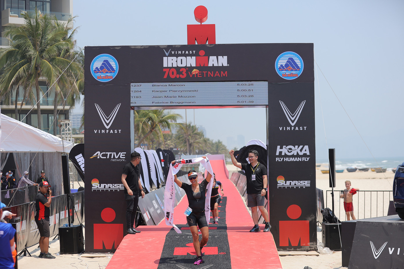 VĐV Krisztina Vaczi vô địch nữ. (Ảnh: Thanh An) VĐV Krisztina Vaczi vô địch nữ. (Ảnh: Thanh An)