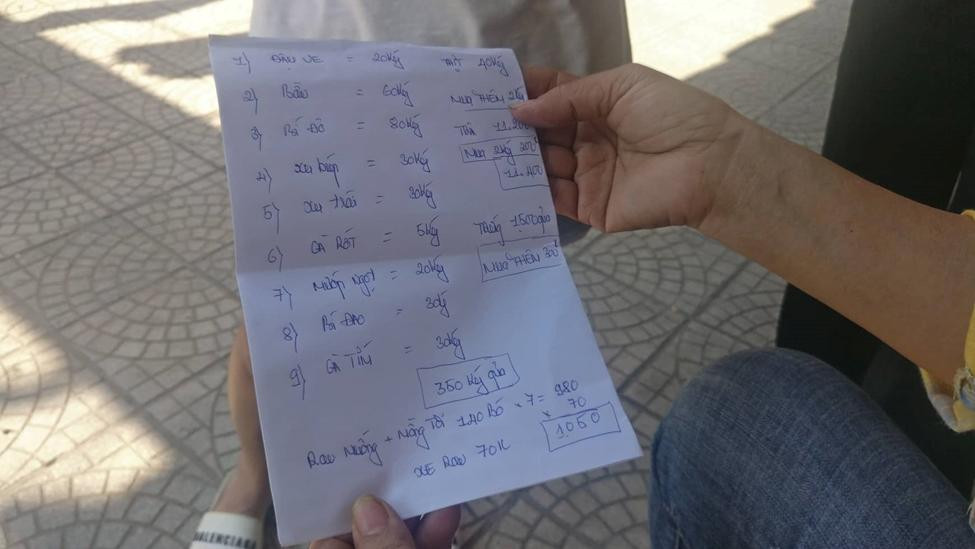 Khi lan tỏa phiên chợ này, bạn bè của chị Hiền cũng đóng góp thêm mỗi người từ 100-200 nghìn đồng - ảnh Kim Ngân