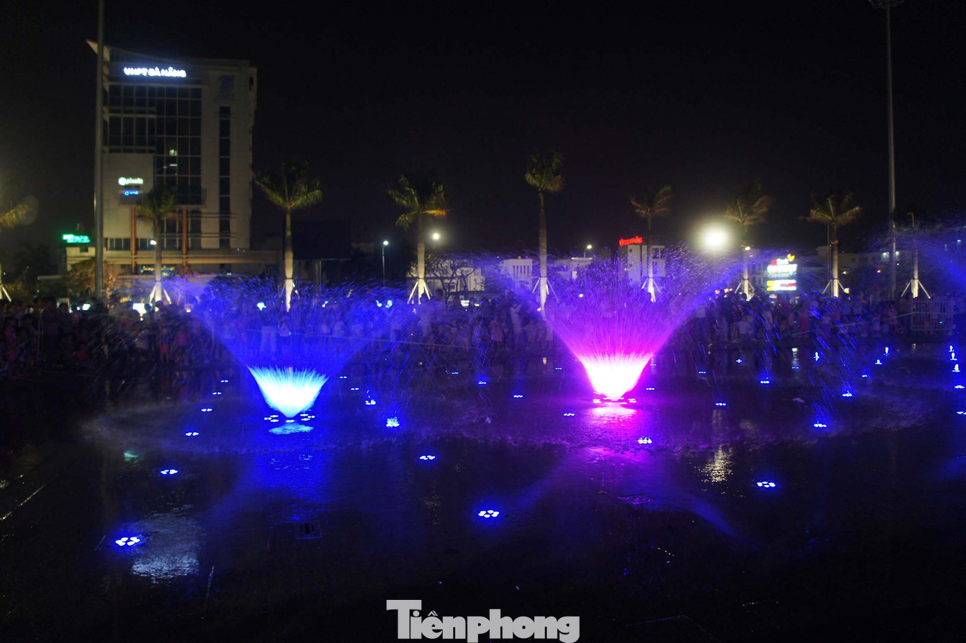 Vòi phun nhạc chủ yếu là vòi tĩnh để không ảnh hưởng đến người qua lại.