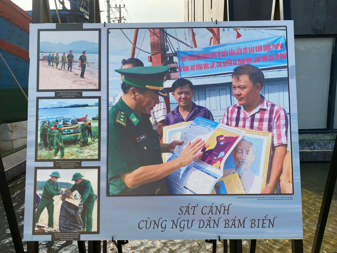 Trọng trách bảo vệ gìn giữ chủ quyền biển đảo của Tổ quốc liền mạch từ quá khứ tới hiện tại và tương lai. Ảnh: Phượng – Nhung.