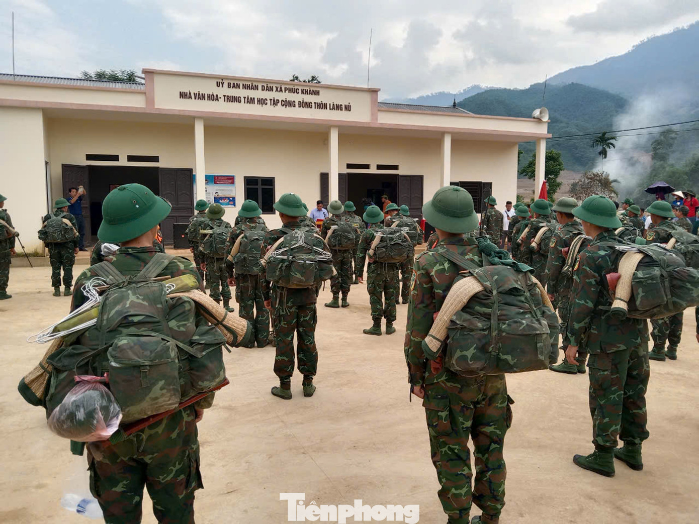 Nơi để lại ký ức không thể nào quên với những người lính trẻ suốt 2 tuần qua. Ảnh: Trinh Hà