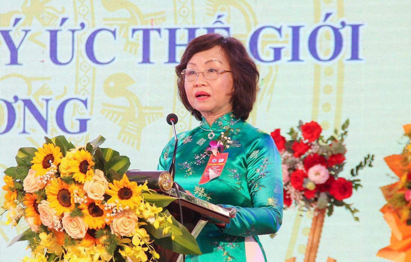 Bà Ngô Thị Kim Yến, Phó Chủ tịch UBND TP Đà Nẵng phát biểu tại buổi lễ. Ảnh: Khánh - Hà.