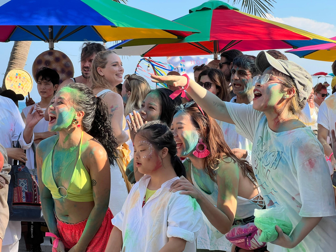 Lễ hội mùa xuân 2022 là cơ hội để các bạn trẻ giao lưu, tìm hiểu văn hóa giữa Việt Nam và Ấn Độ. - Ảnh: Bảo Quyên