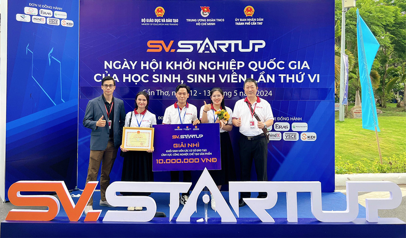 Đội tuyển Flexi Leg của ĐH Duy Tân giành giải Nhì tại SV-STARTUP 2024