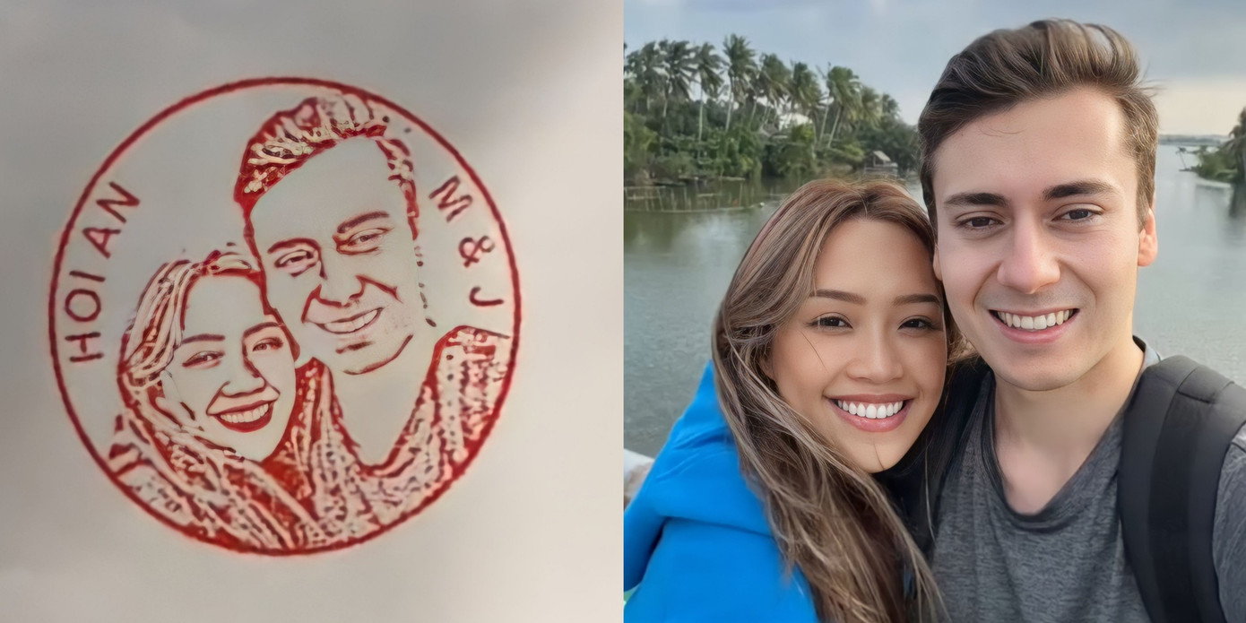 Con dấu này có công dụng giống như 1 chữ ký riêng của người sử dụng nó. Quá trình làm ra một sản phẩm cần sự chăm chút và khéo léo trong từng công đoạn. Với những con dấu có hình vẽ phức tạp như mặt người hay địa danh thì anh thường khắc trong vòng 30-40 phút, còn với con dấu đã có mẫu sẵn anh chỉ mất 10-15phút là hoàn thành.