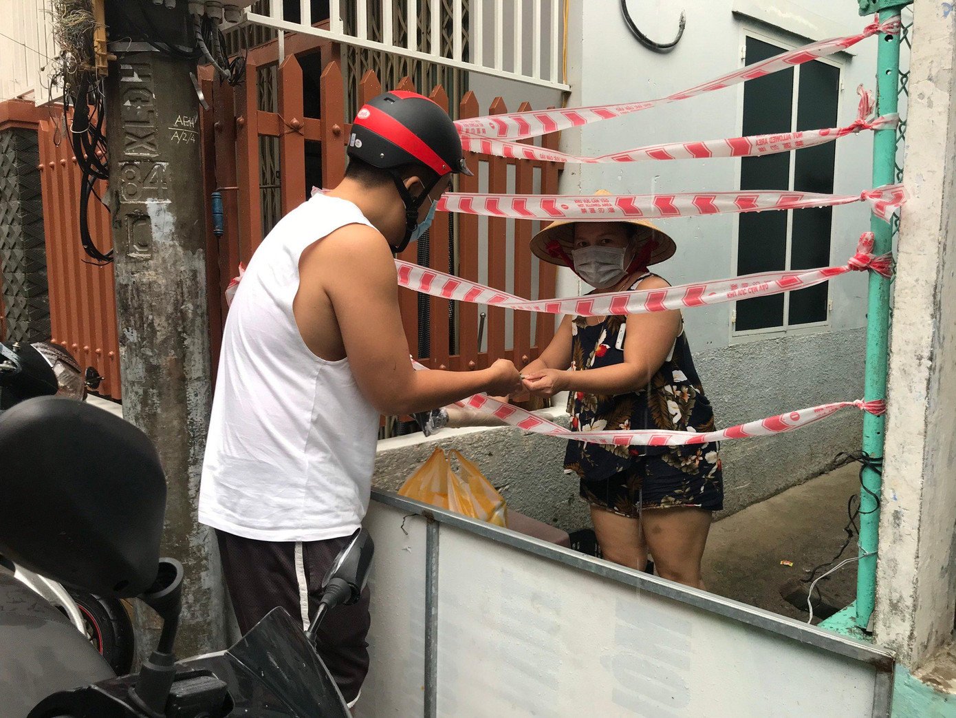 K223/18/96 Trường Chinh (phường An Khê, quận Thanh Khê) - khu vực cuối cùng còn phong tỏa phòng chống dịch COVID-19 tại Đà Nẵng - Ảnh Thái Lâm