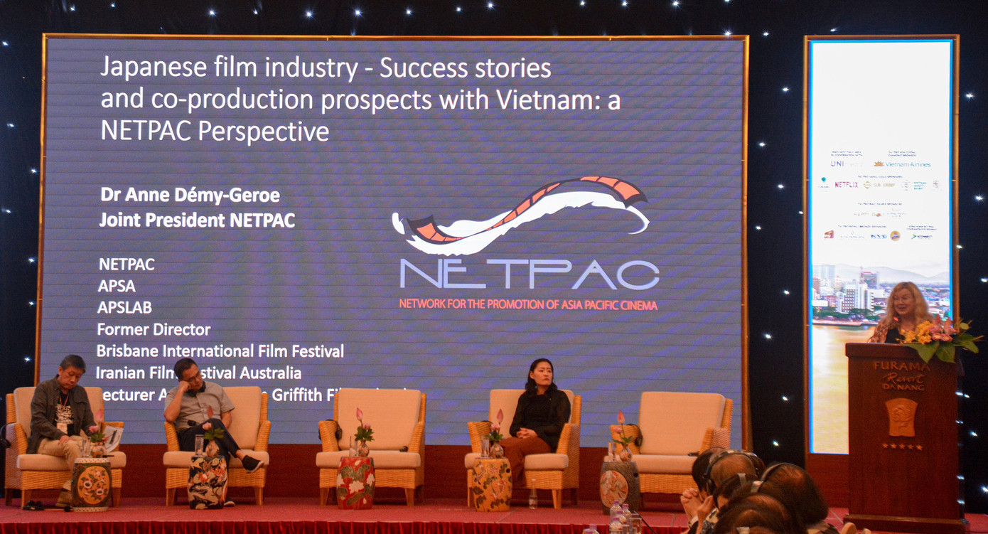 Bà Anne Demy – Geroe – khẳng định vai trò của Mạng lưới Khuyến khích Điện ảnh châu Á NETPAC đối với điện ảnh khu vực.