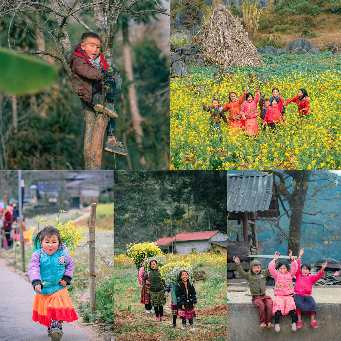 Rọt bắt trọn những khoảnh khắc hồn nhiên của các em nhỏ vùng cao.