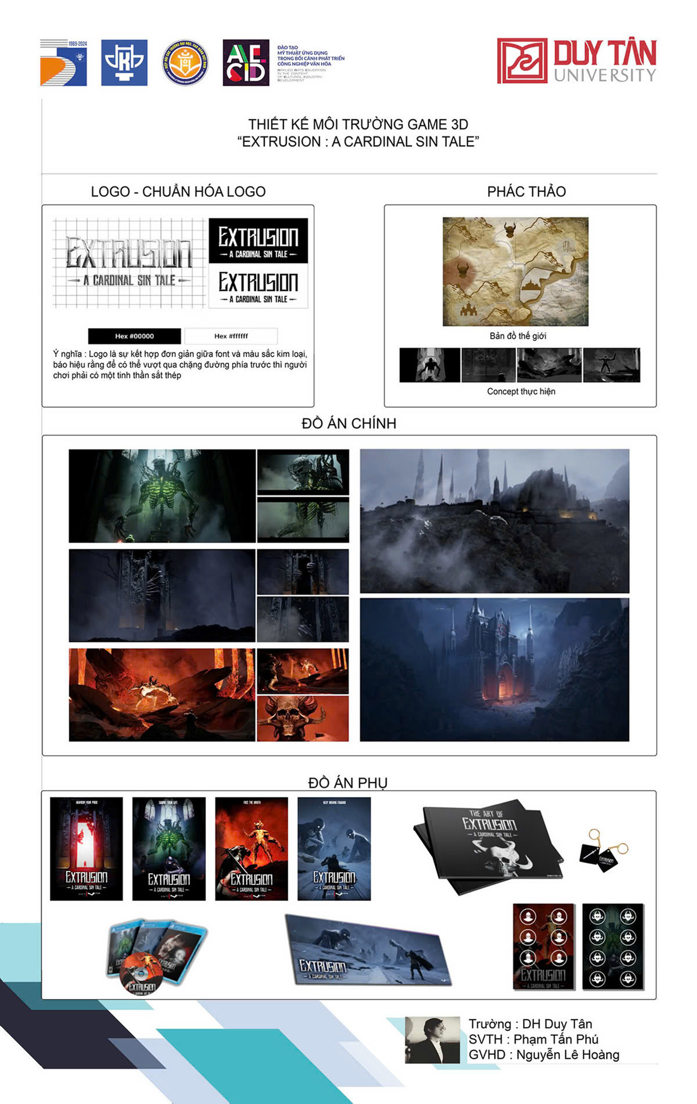 Đồ án Tốt nghiệp “Extrusion: A Cardinal Sin Tale” của sinh viên Phạm Tấn Phú được trao giải “Áp dụng Công nghệ Đổi mới”