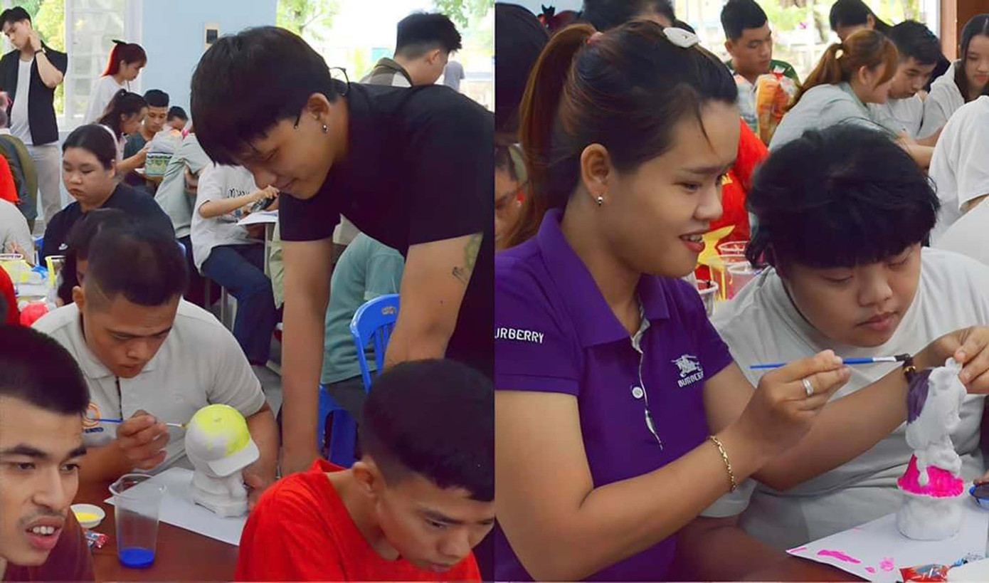 Các bạn đã đem đến cho các em những nhu yếu phẩm cần thiết như gạo, thịt, sữa, tã bỉm, đồ chơi,… Kinh phí ban đầu là tiền túi của các bạn trong nhóm, kết hợp kêu gọi các bạn học cùng trang lứa chung tay ủng hộ. Ngoài những suất quà, các bạn còn mang đến cho các em nhỏ thật nhiều niềm vui, nụ cười