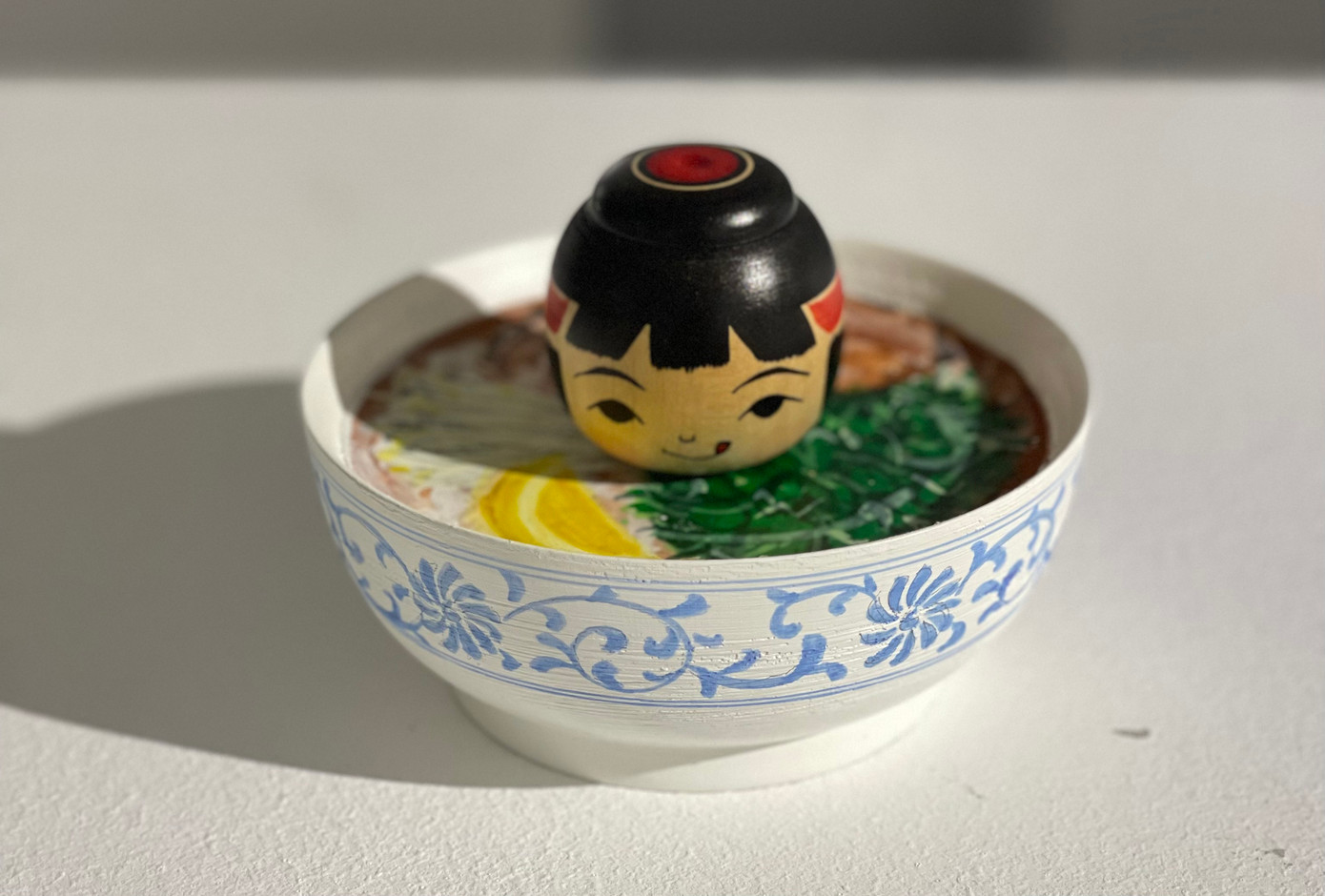 Mẫu búp bê gỗ được nghệ nhân Nhật Bản sản xuất riêng cho Việt Nam.