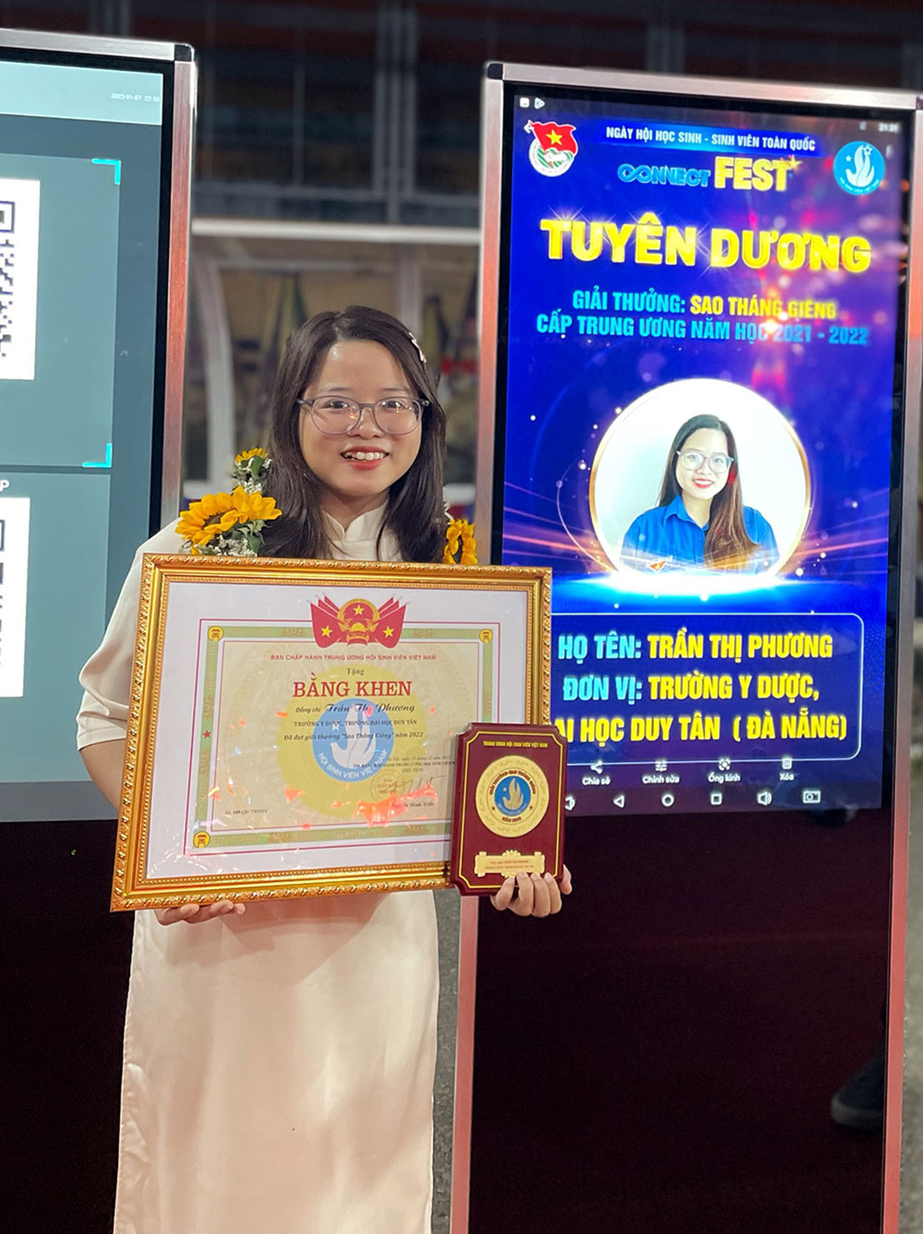 Trần Thị Phương vinh dự nhận Giải thưởng “Sao tháng Giêng”đầu năm 2023