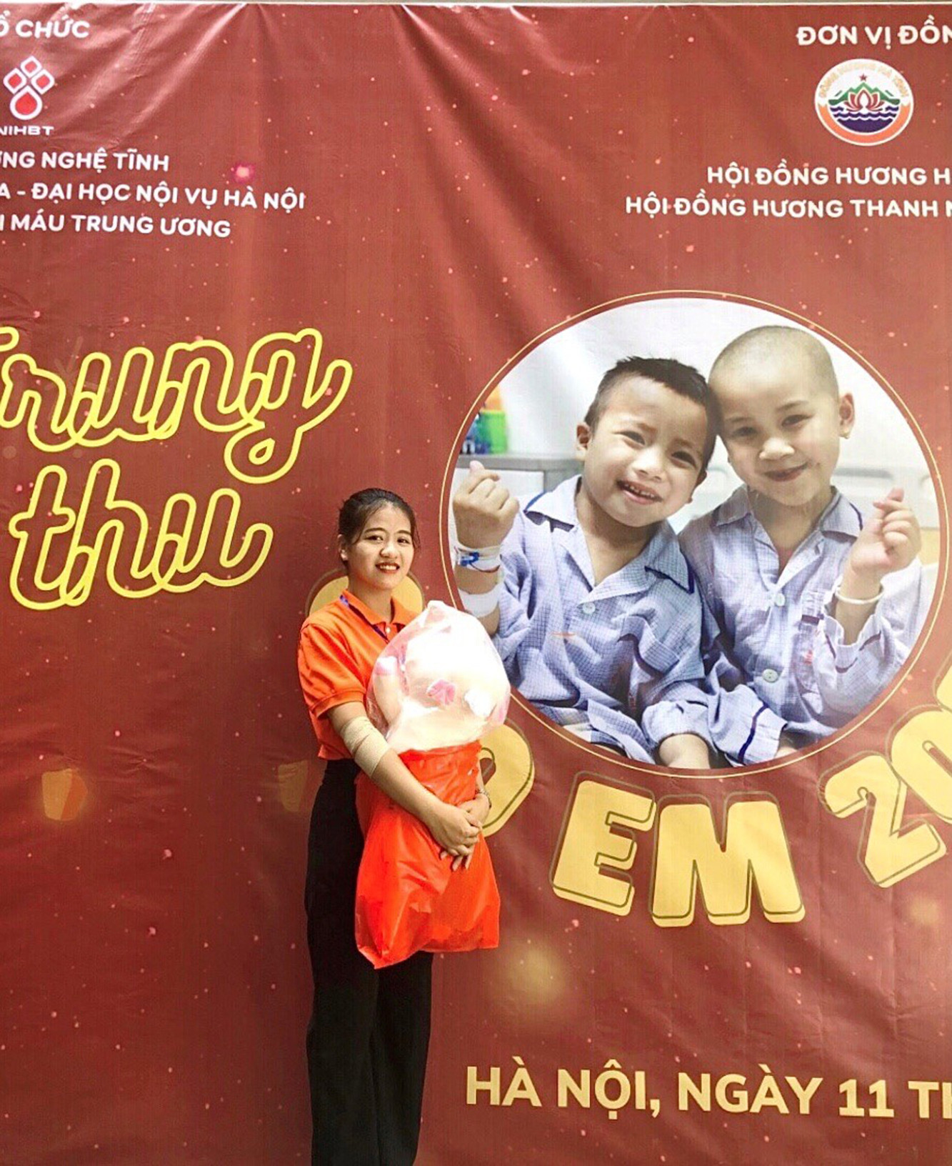 Tích cực trong các hoạt động tình nguyện hiến máu chương trình “Trung thu cho em 2022” tại Hà Nội.