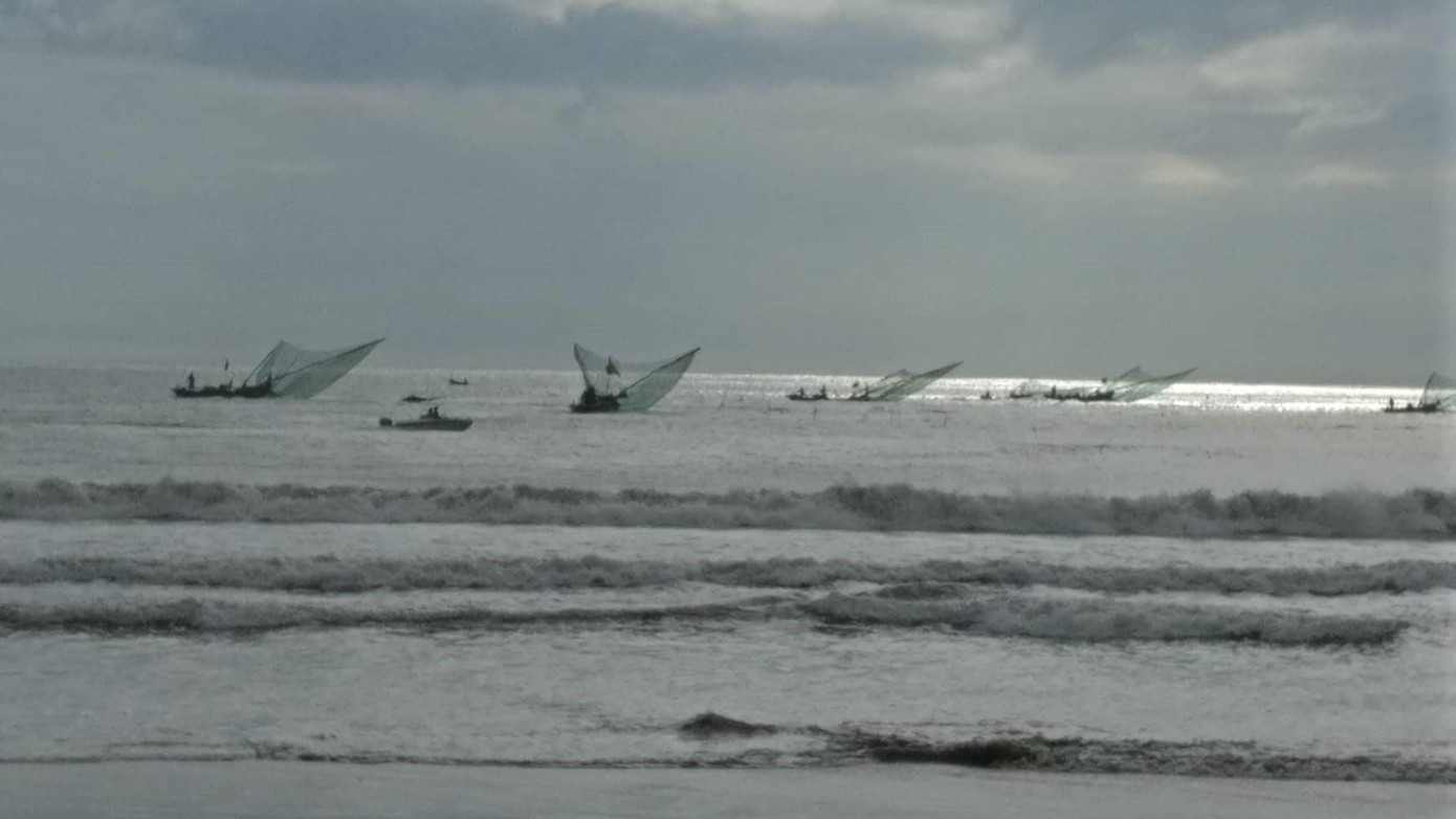 Tàu thuyền sau tiếng trống lần lượt xuất bến - ảnh Kim Ngân Tàu thuyền sau tiếng trống lần lượt xuất bến - ảnh Kim Ngân