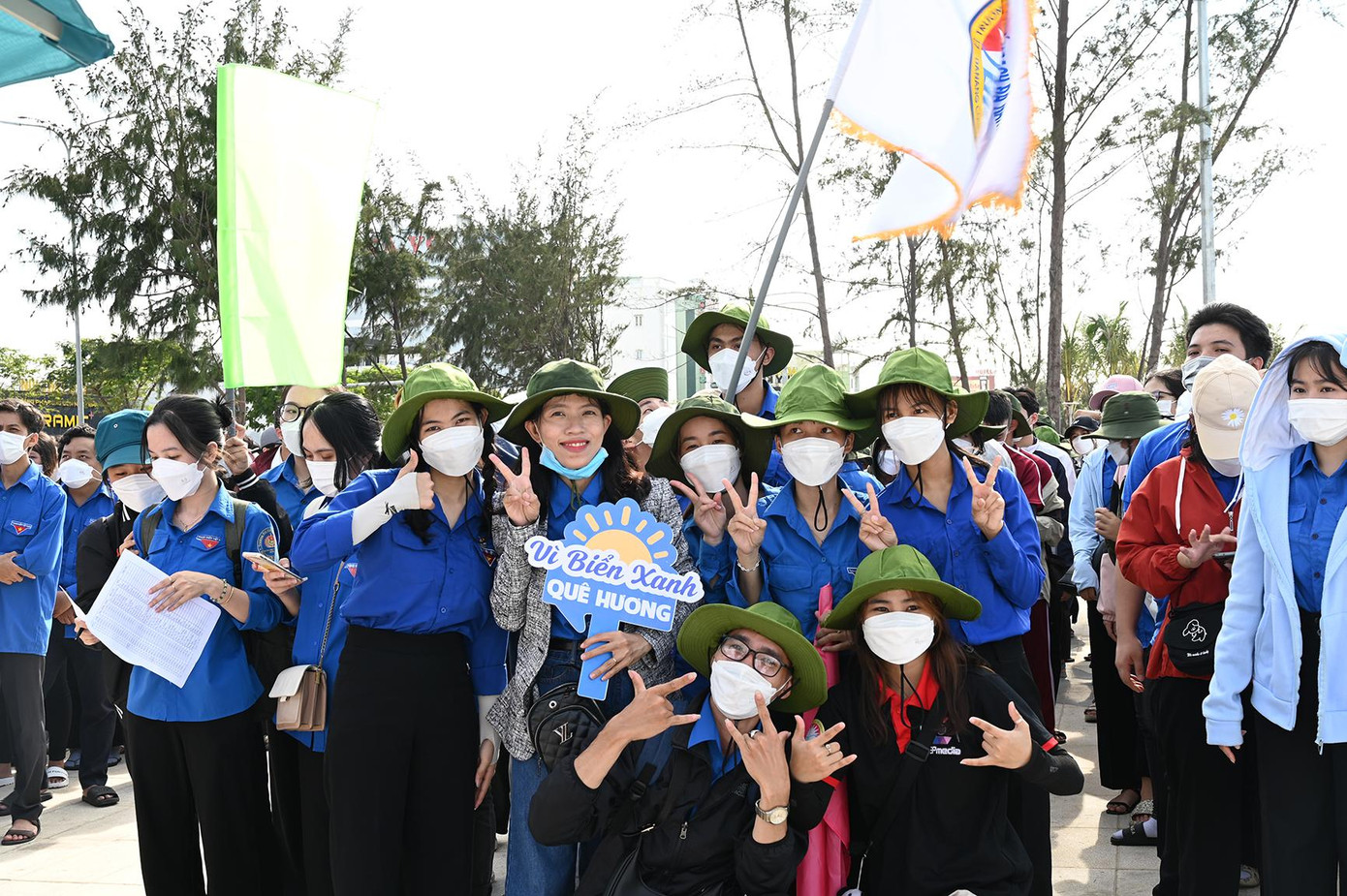 Chương trình thu hút đông đảo các bạn Đoàn viên thanh niên, tình nguyện viên trên địa bàn - Ảnh: Huỳnh Như