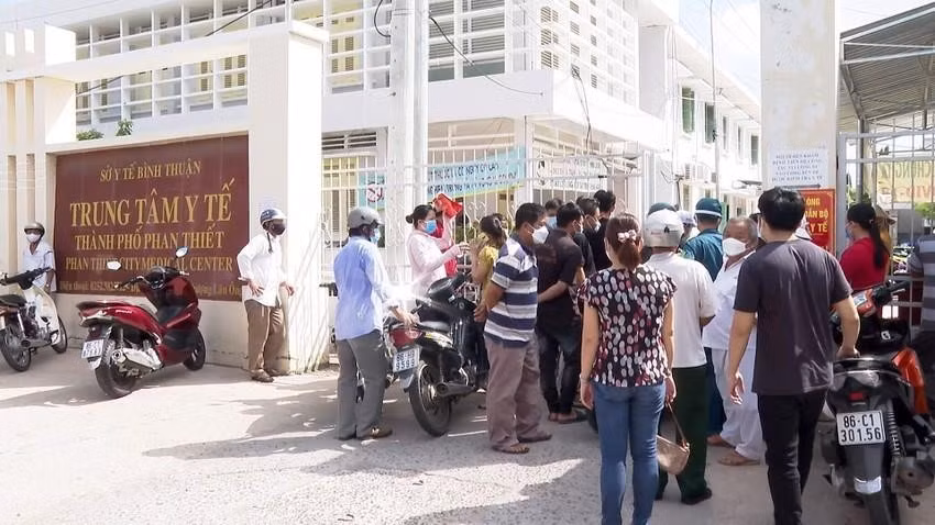 Trung tâm Y tế TP Phan Thiết. Ảnh PN