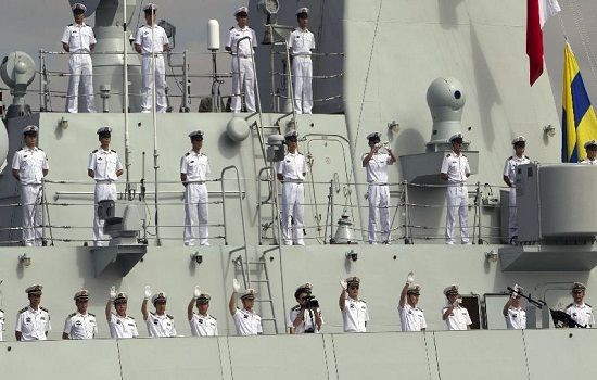 Lực lượng hải quân Trung Quốc trên tàu 