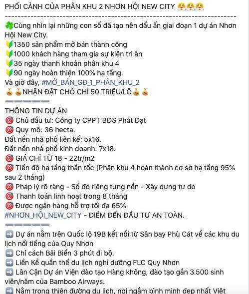 Bình Định 'tuýt còi' dự án Nhơn Hội New City huy động vốn trái phép ảnh 2