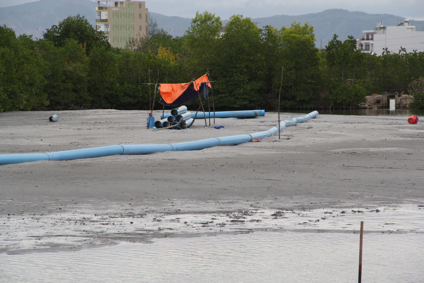 Yêu cầu dừng hút cát tại dự án Khu du lịch sinh thái và biệt thự Đầm Thị Nại ảnh 1