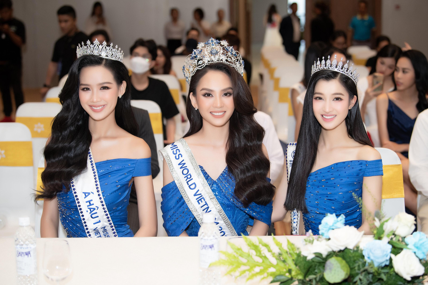 Top 3 Miss World Vietnam 2022.