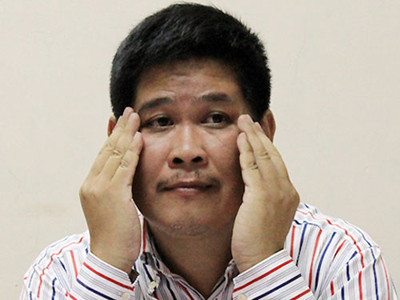 Nghệ sĩ Phước Sang, chủ hãng phim cùng tên, hãng phim có tiếng ở TPHCM.