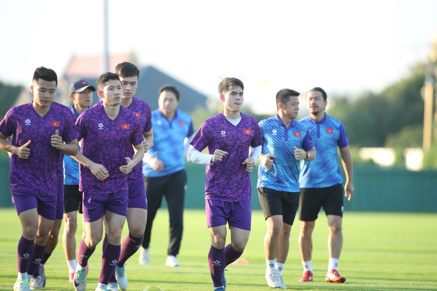 Đội tuyển Việt Nam tích cực chuẩn bị cho trận chung kết lượt về ASEAN Cup 2024 với Thái Lan (ảnh Ngọc Tú) Đội tuyển Việt Nam tích cực chuẩn bị cho trận chung kết lượt về ASEAN Cup 2024 với Thái Lan (ảnh Ngọc Tú)