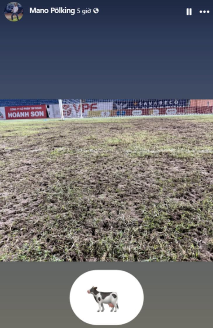 Dòng "tút" gây sốt của HLV Mano Polking về sân Hà Tĩnh Dòng "tút" gây sốt của HLV Mano Polking về sân Hà Tĩnh