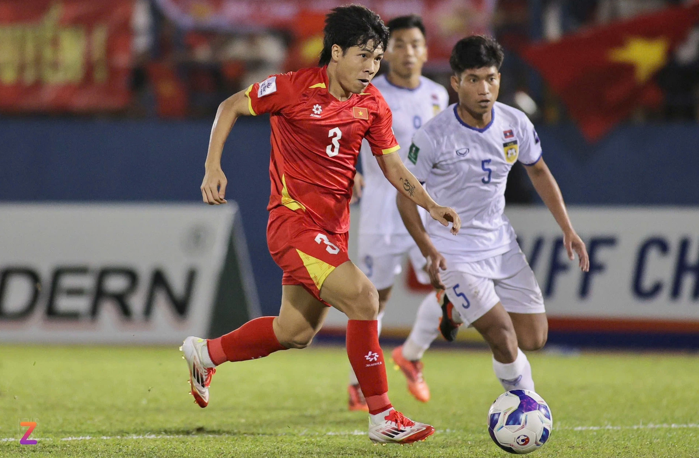 Văn Vĩ cho thấy duyên ghi bàn trong các tình huống tham gia tấn công của đội tuyển Việt Nam