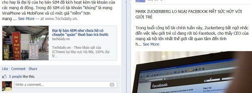 Rất nhiều trang tổng hợp tin từ báo chí và các nguồn khác nhau trên Facebook