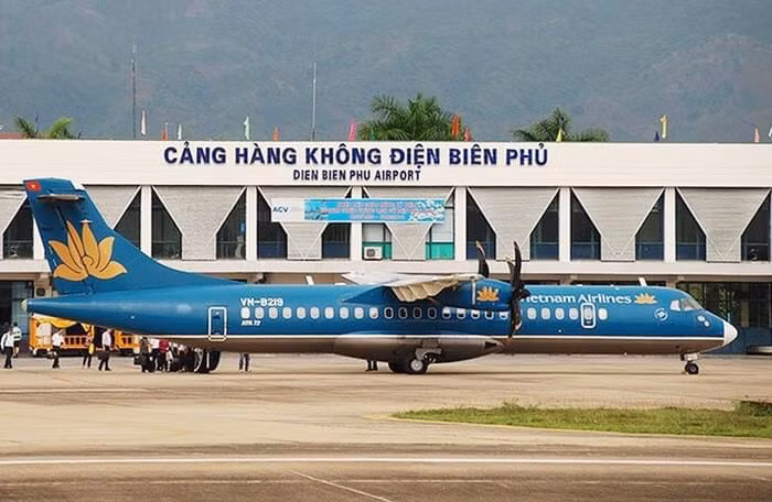 Hơn 10 chuyến bay bị hủy tại sân bay Điện Biên do thời tiết xấu. Ảnh: Sân bay Điện Biên.