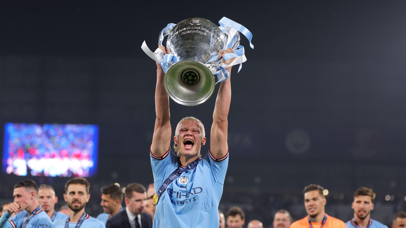 Haaland trở thành đối thủ lớn nhất của Messi trong cuộc đua sau khi vô địch Champions League cùng Man City.