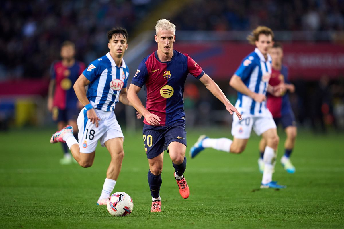 Dani Olmo lập cú đúp.