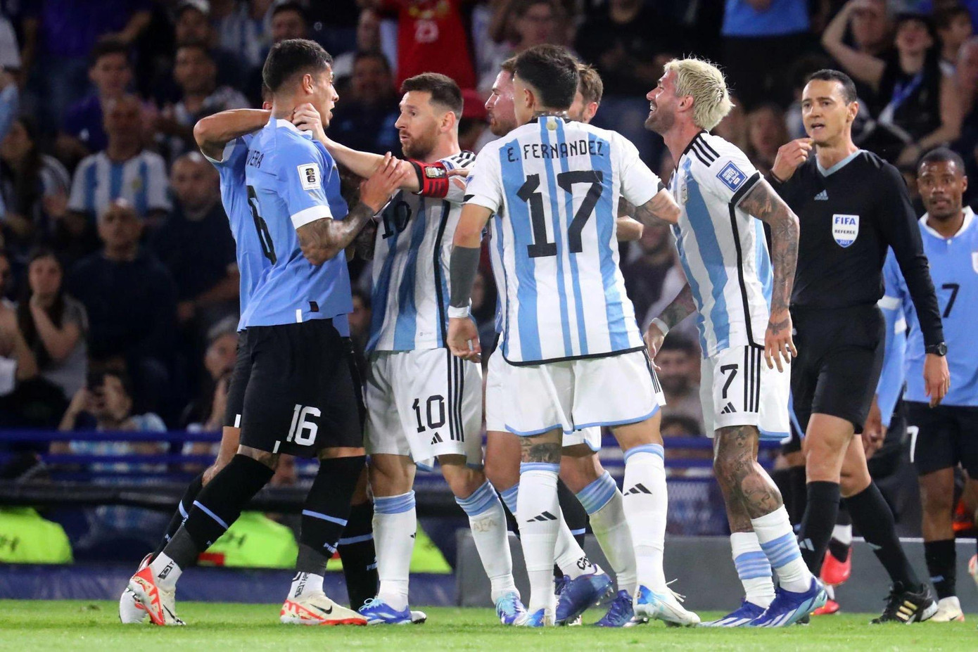 Uruguay đánh bại Argentina trong lần đối đầu gần nhất.