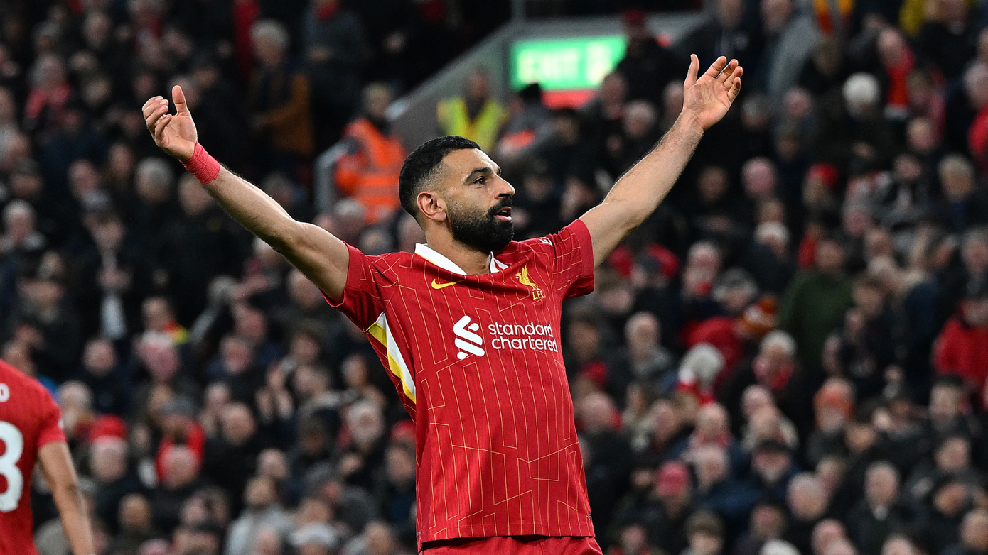 Salah ấn định chiến thắng cho Liverpool. Salah ấn định chiến thắng cho Liverpool.
